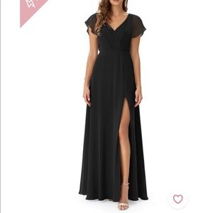 Azazie Rylee Dress - Black